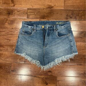 Blank NYC Blue Denim Cutoff Shorts